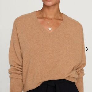 Brand new  100% Cashmere Sweater in camel color.